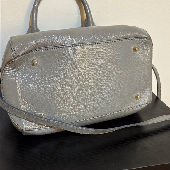 Burberry Gray Crossbody Bag and hand bag with lock and key. - Picture 4 of 16